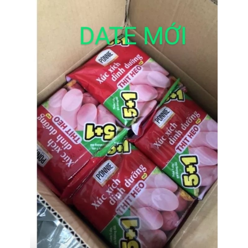 Combo 5 Bịch Xúc Xích Ponnie Cao Cấp  DATE MỚI
