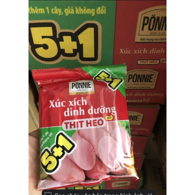 Combo 5 Bịch Xúc Xích Ponnie Cao Cấp  DATE MỚI