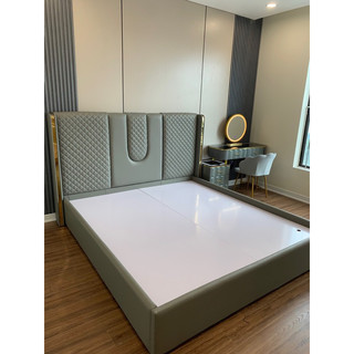 Giường Pearl bọc nệm cao cấp 1m6 , 1m8