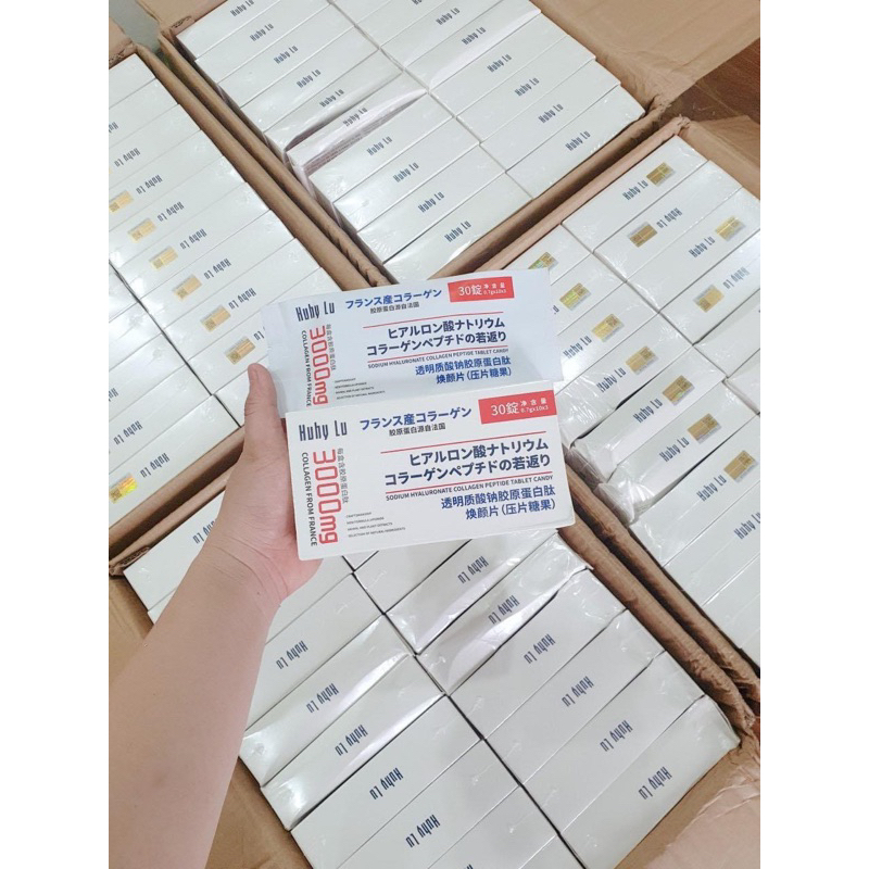 Hộp 10 chai Huhy Lu Collagen Caviar 5000mg