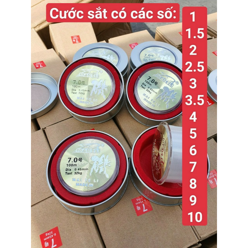 Cước hộp sắt chính hãng