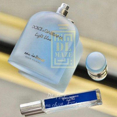 Nước Hoa Nữ Dùng Thử Dolce & Gabbana Light Blue Eau Intense Chính Hãng Chiết 10ml Cuốn Hút Tươi Mát Lưu Hương Lâu
