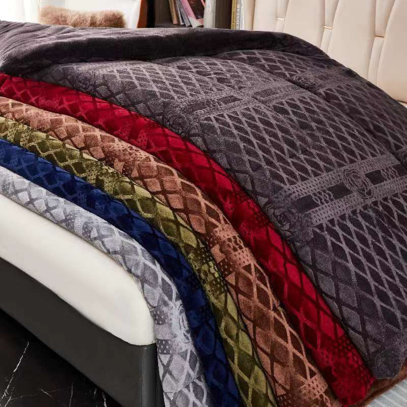 Chăn Lông Cừu YUKI Hàng Về Đón Gió Mùa,Chuẩn 4kg, Chăn Lông Đại Hàn Cao Cấp