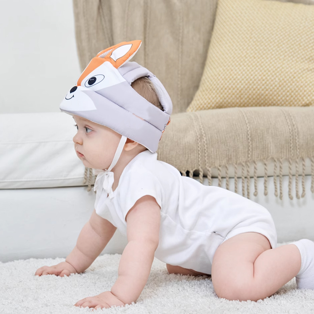 Mũ bảo vệ đầu cho bé tập đi - Mũ bảo hiểm cho bé hình Hổ con