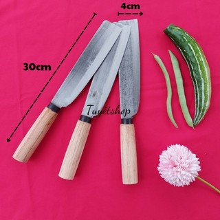 Dao thái thịt rau củ gọt dứa thơm thép lưỡi cưa chuẩn sắc bén