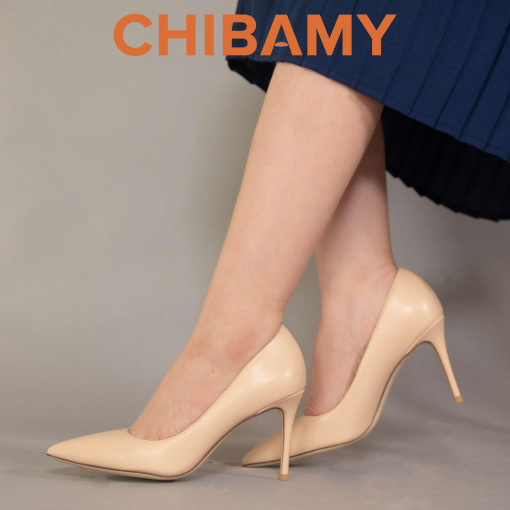 Giày cao gót nữ mũi nhọn hàng VNXK cao cấp 9p