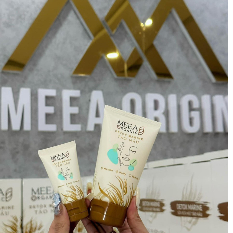 Sữa Rửa Mặt Tảo Nâu Detox Marine Và Sữa Rửa Mặt Mật Nhân Sâm 36 Vị Đông Y MEEA Làm Sạch Mặt, Đẹp Da
