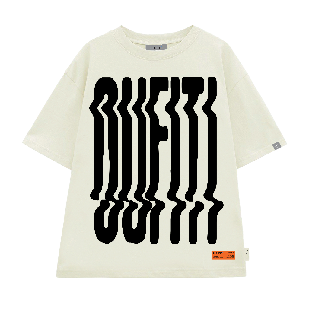 Áo thun unisex form rộng trắng đen OUFITI, áo phông nam nữ local brand chất cotton co giãn 4 chiều OUF01 | BigBuy360 - bigbuy360.vn