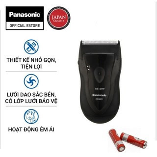 💎 máy cạo râu panasonic es-3831 sử dụng 2 pin aa