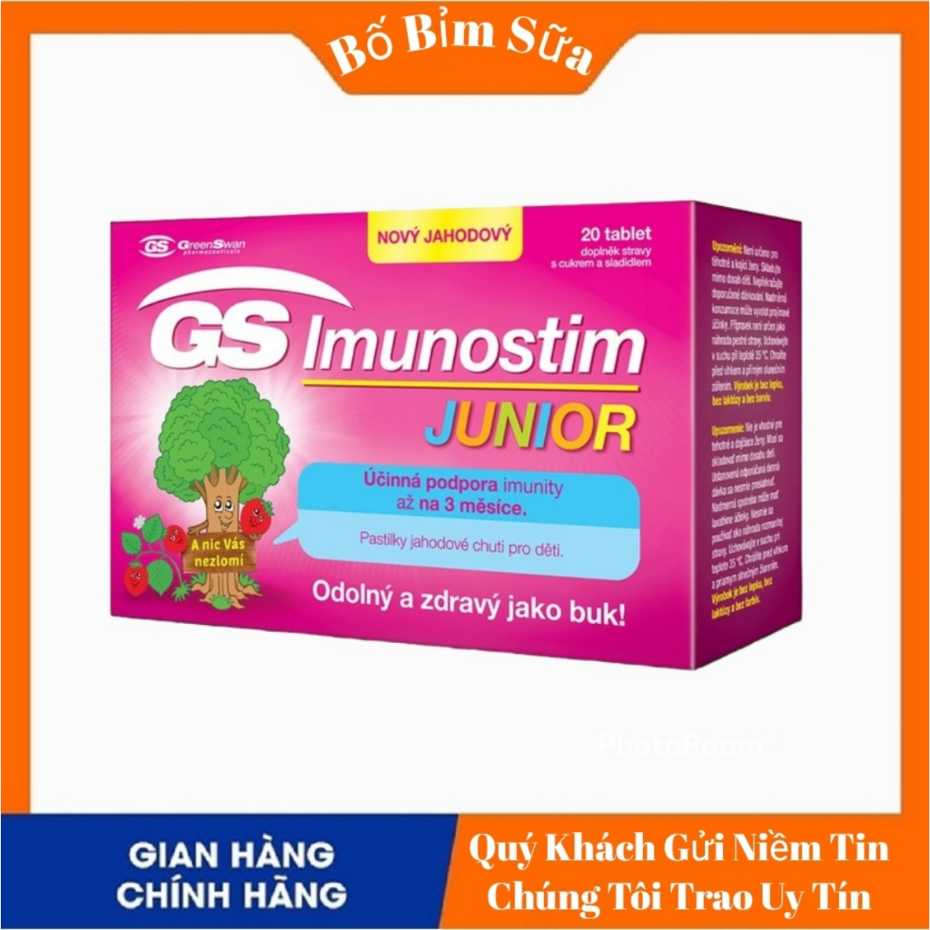 GS Imunostim Junior - Giúp bé tăng cường sức đề kháng, phòng ngừa cảm lạnh