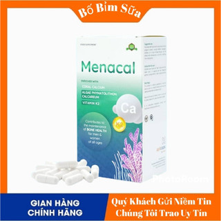 🆘 canxi menacal canxi từ tảo biển và san hô cho mẹ bầu và trẻ nhỏ.hộp 60