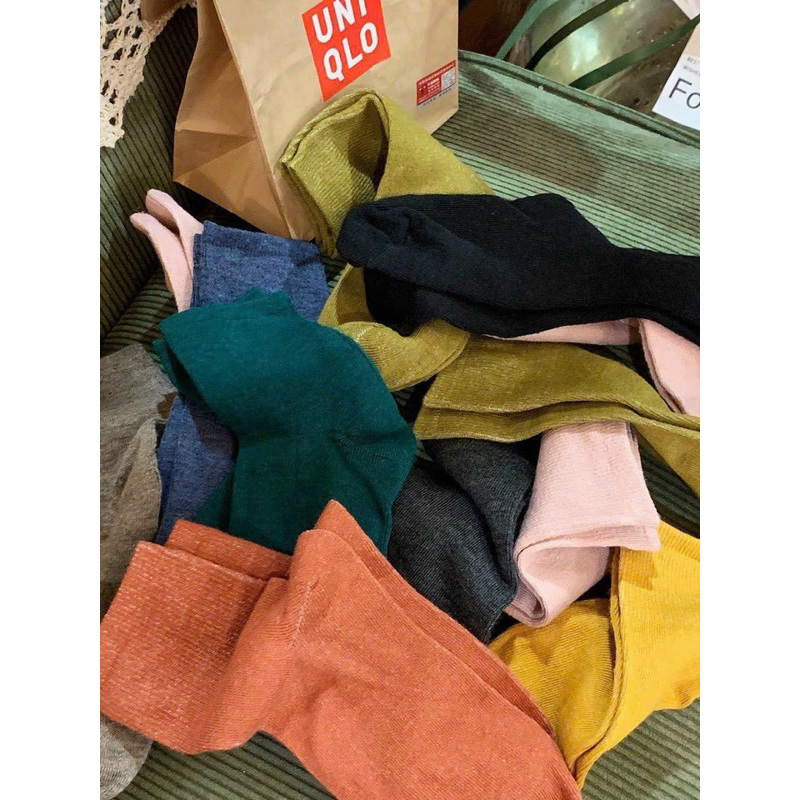 🧦 Tất vớ U ni qlo nữ túi giấy hàng nhà máy😍