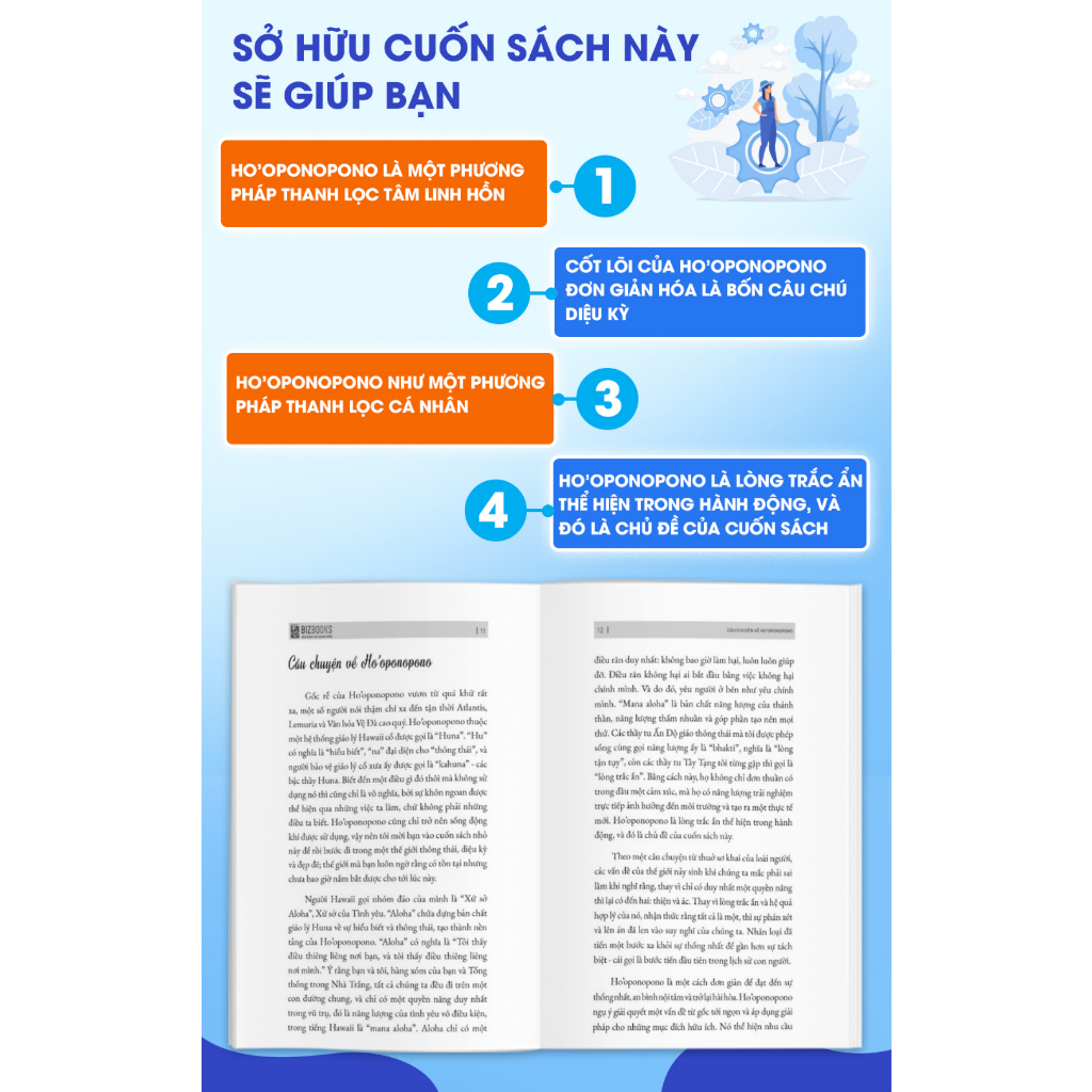 Ho’oponopono - Phục Hồi Tự Nhiên, Chữa Lành Cuộc Sống, Hoàn Thiện Cuộc Đời - Sách phát triển bản thân