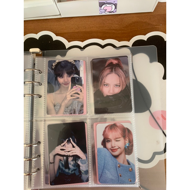 Hộp nhân phẩm hên xui may rủi : thẻ black pink  hình dán , top , bọc card …