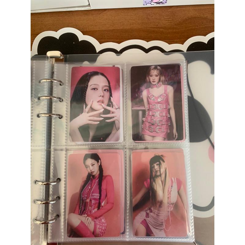 Hộp nhân phẩm hên xui may rủi : thẻ black pink  hình dán , top , bọc card …