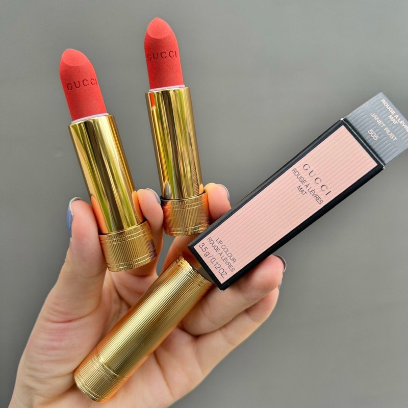 Son lì Gucci ống vàng sang trọng với nhiều màu quyến rũ 208 / 308 / 502 / 504 / 505/ 506