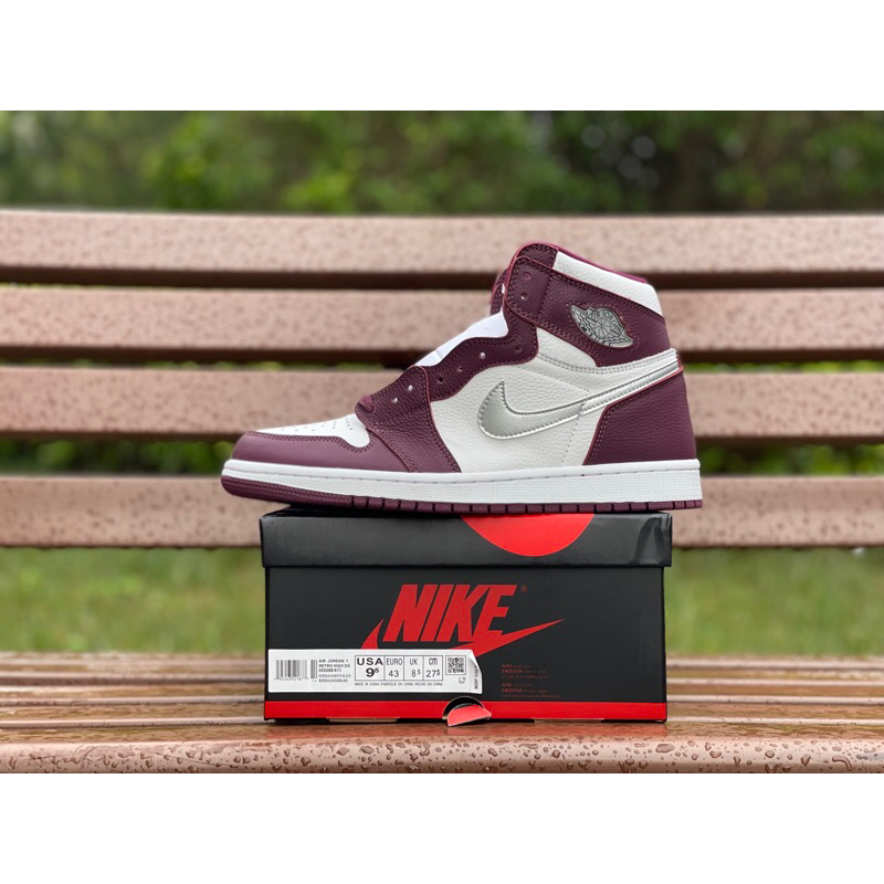 Giày sneaker air jordan 1 high og “Bordeaux” 555088-611