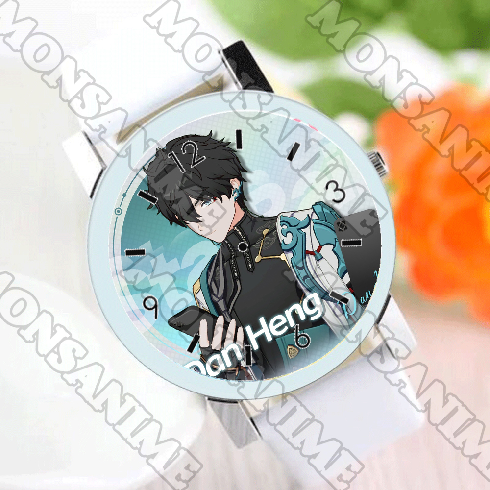 Đồng hồ đeo tay HONKAI STAR RAIL in hình game anime chibi unisex phong cách trẻ trung nặng động