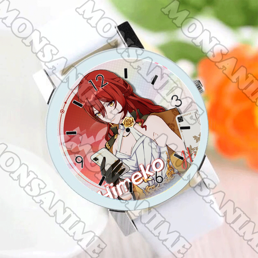 Đồng hồ đeo tay HONKAI STAR RAIL in hình game anime chibi unisex phong cách trẻ trung nặng động