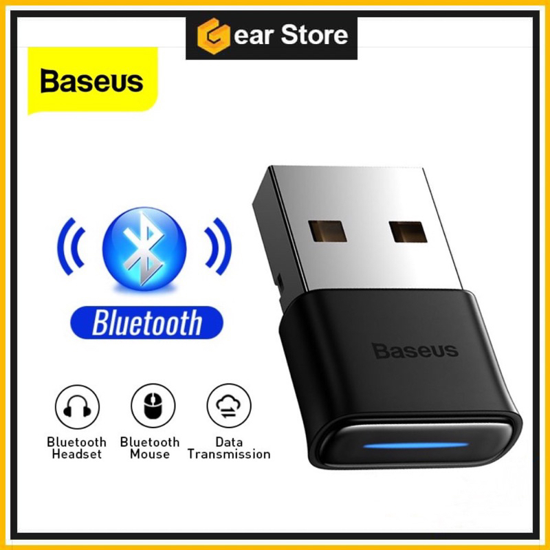 Baseus - USB Bluetooth 5.0 Kết Nối Ổn Định, Khoảng Cách Lên Đến 20m, Thiết Kế Nhỏ Gọn Dễ Sử Dụng Gearstore