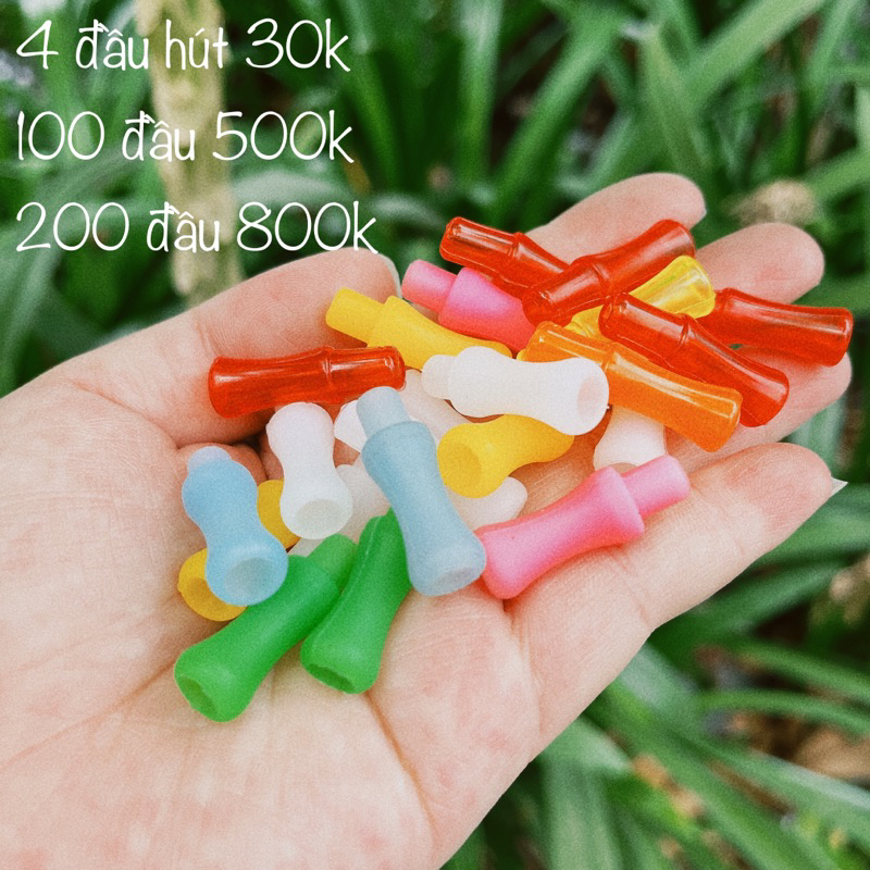 Đầu Silicon Gắn Đầu Ống Hút