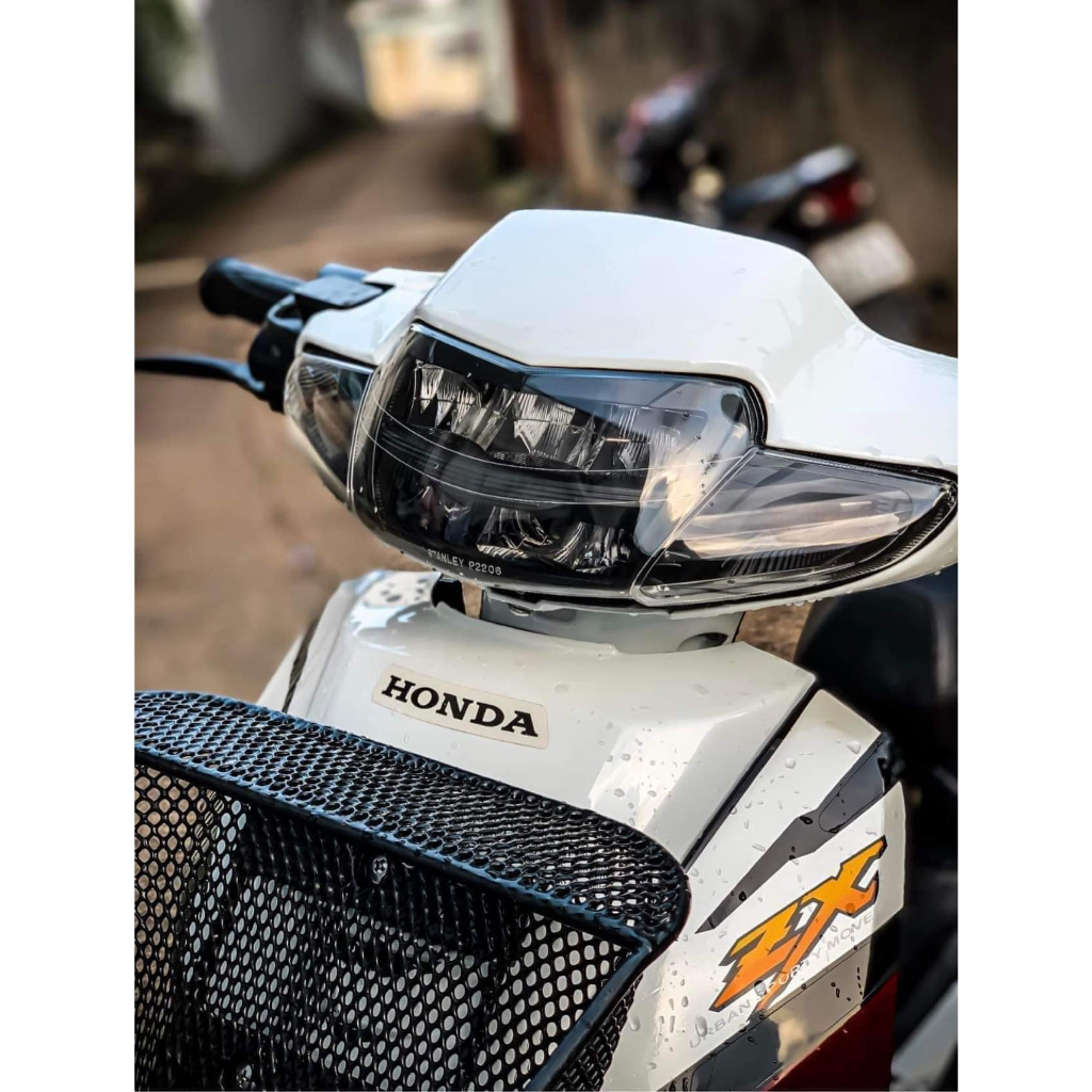 Đèn Led 2 tầng lắp xe máy Wave ZX/Wave nhỏ/Wave Alpha đời 199x-2006/ Wave 2 bóng Lắp Đặt Như Zin