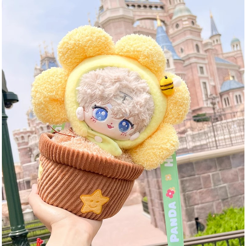 Bộ đồ Chậu hoa có kèm dây đeo cho bé doll 20cm