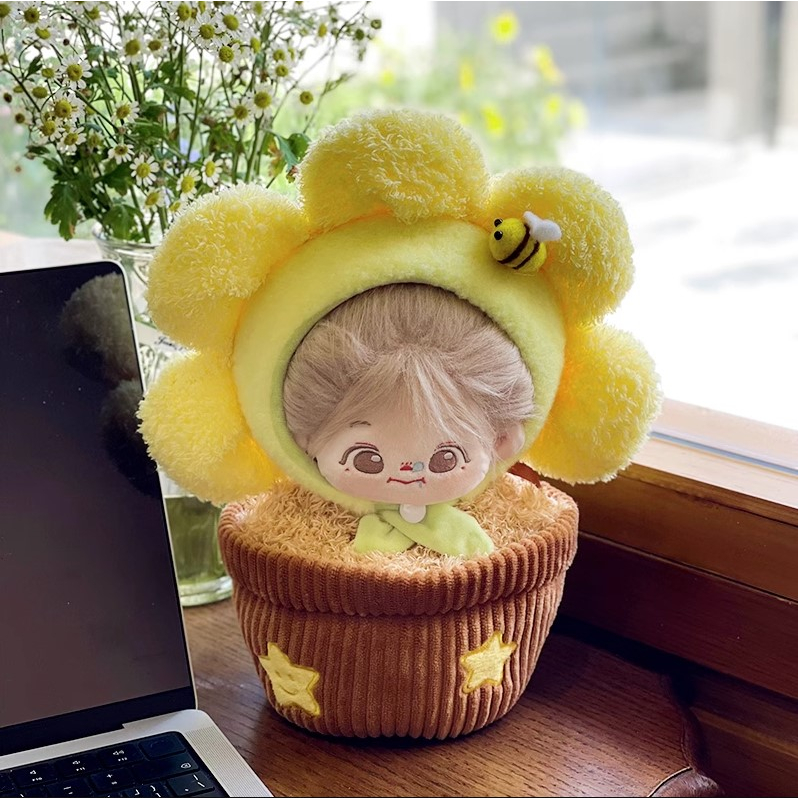 Bộ đồ Chậu hoa có kèm dây đeo cho bé doll 20cm