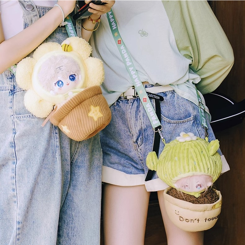 Bộ đồ Chậu hoa có kèm dây đeo cho bé doll 20cm