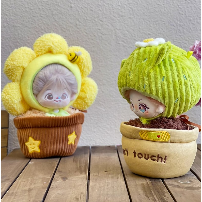 Bộ đồ Chậu hoa có kèm dây đeo cho bé doll 20cm