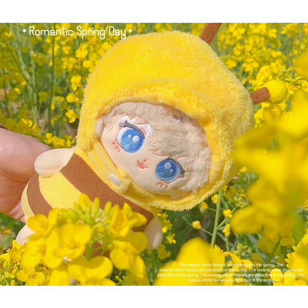 Bộ đồ Ong bông, khủng long, cá mập cho bé doll 10cm 15cm 20cm 40cm