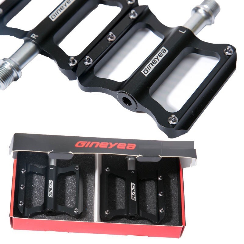 Pedal/ Pê đan xe đạp thể thao MTB, Road Gineyea, 2 bạc đạn, siêu trơn tru, siêu êm