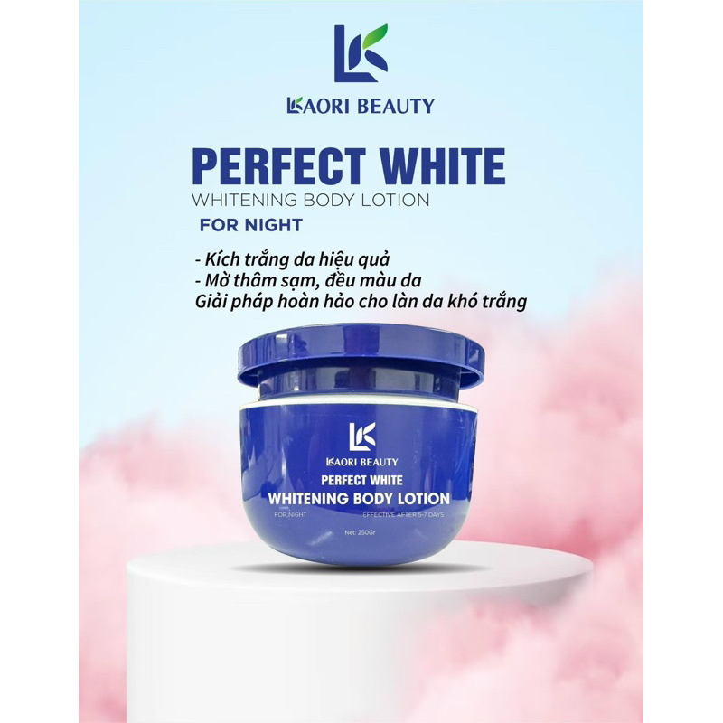 Kem Body K.Í.C.H trắng Ban Đêm 250g L'KAORI