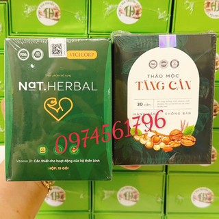 Thảo mộc tăng cân nat.herbal, hỗ trợ tăng cân nat herbal chính hãng vicicorp giúp tăng cân, cải thiện tiêu hóa