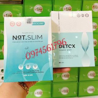 Thảo dược giảm cân nat.slim, hỗ trợ giảm béo nat slim chính hãng vicicorp giúp giảm cân, đốt mỡ tốt