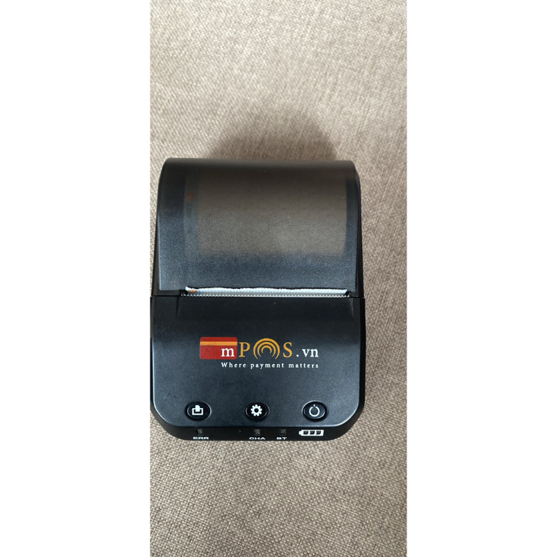Sạc máy in nhiệt mini không dây mPOS S85 chính hãng