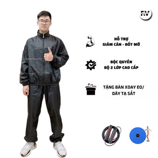 ( ĐỘC QUYỀN ) Quần Áo Ép Cân Mẫu 2024 Loại Cao Cấp 2 Lớp Siêu Bền Quần Áo Giảm Cân Hàng Chính Hãng FighterViet