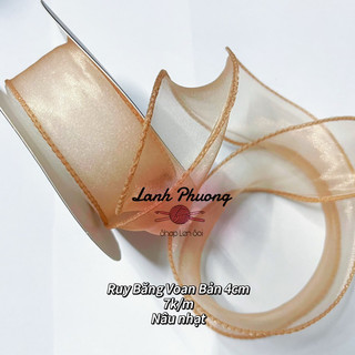 Ruy Băng Voan Bản 4cm (3 met)