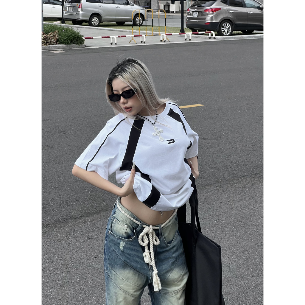 Áo thun phối Dy2k Local Brand Unisex Devotus Premium 100% Cotton form Oversize Fullbox - Thêu logo