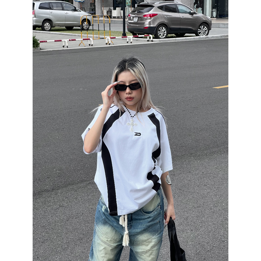 Áo thun phối Dy2k Local Brand Unisex Devotus Premium 100% Cotton form Oversize Fullbox - Thêu logo