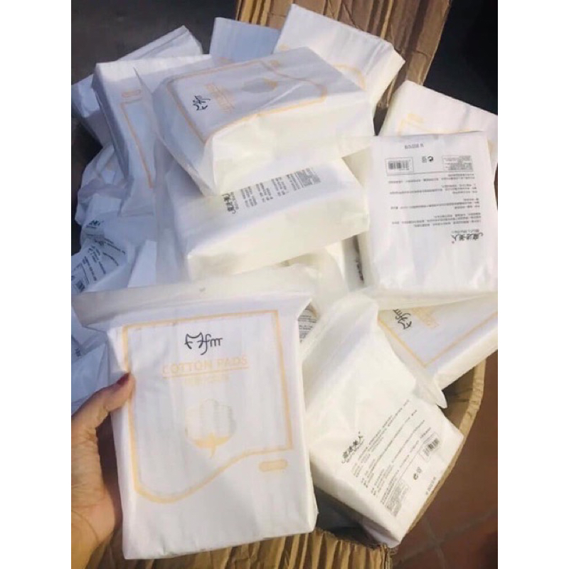 Bông Tẩy Trang Cotton 222 Miếng Hàng Nội Địa Trung