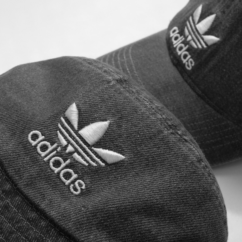 Mũ lưỡi trai Meowist Black Wash Jean, nón Cap logo das vành tròn cụp vải jeans đen form unisex, nón lưỡi trai hàn quốc