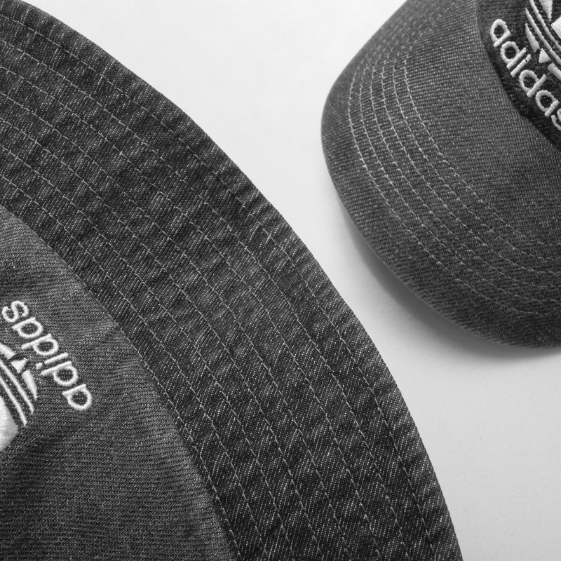 Mũ lưỡi trai Meowist Black Wash Jean, nón Cap logo das vành tròn cụp vải jeans đen form unisex, nón lưỡi trai hàn quốc