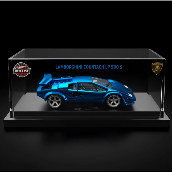Ducstore Xe mô hình HGW25 Hot Wheels RLC ’82 Lamborghini Countach LP 500 S Blue
