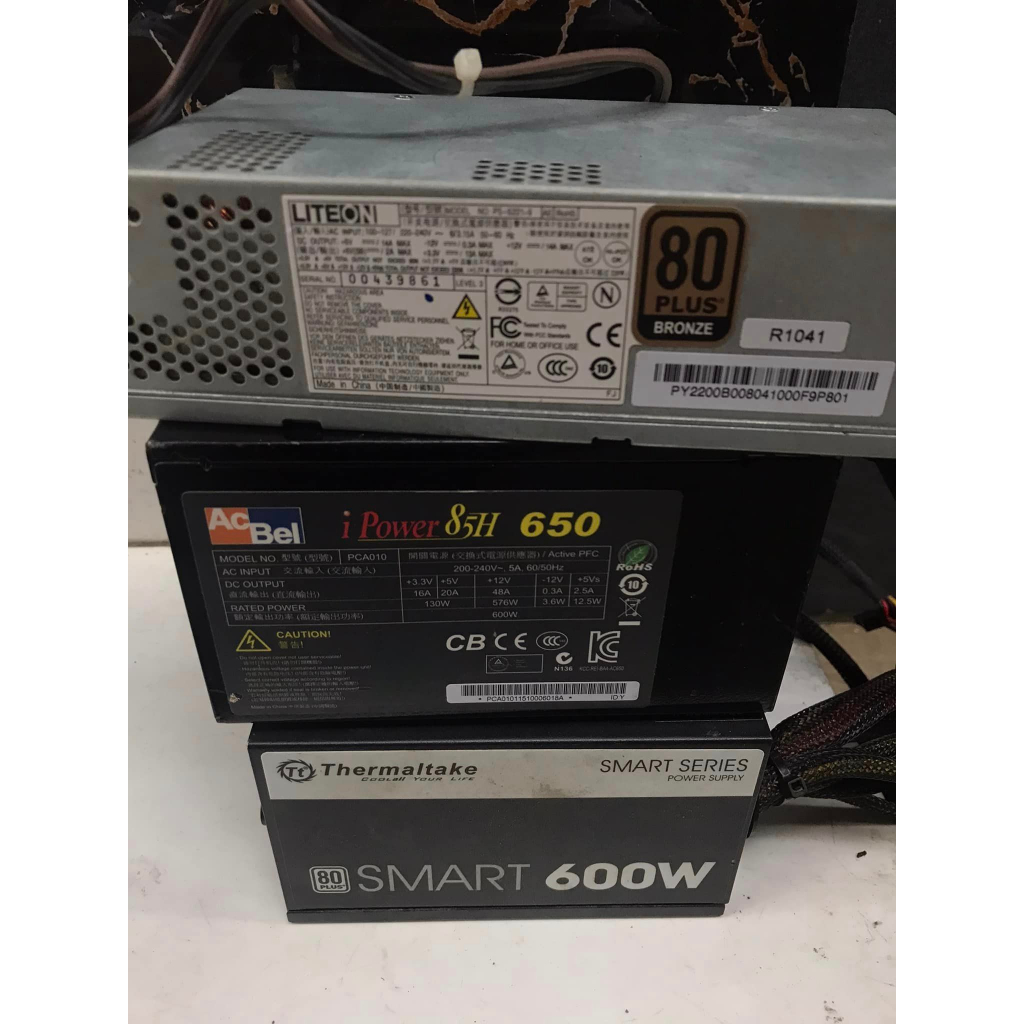 Bộ Nguồn Công Suất Thực Acbel Cooler Master 400W 550W 650W hàng zin tháo máy mới đét