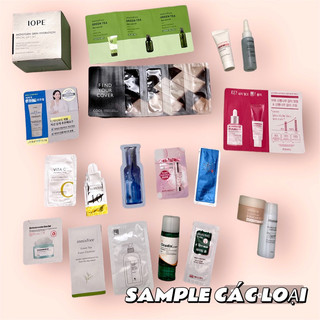 Sample / mẫu thử skincare minisize các loại để đi du lịch