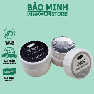 Gel xi măng nail - Gel thạch cao trang trí móng - Gel xi măng trắng - Gel xi măng đen