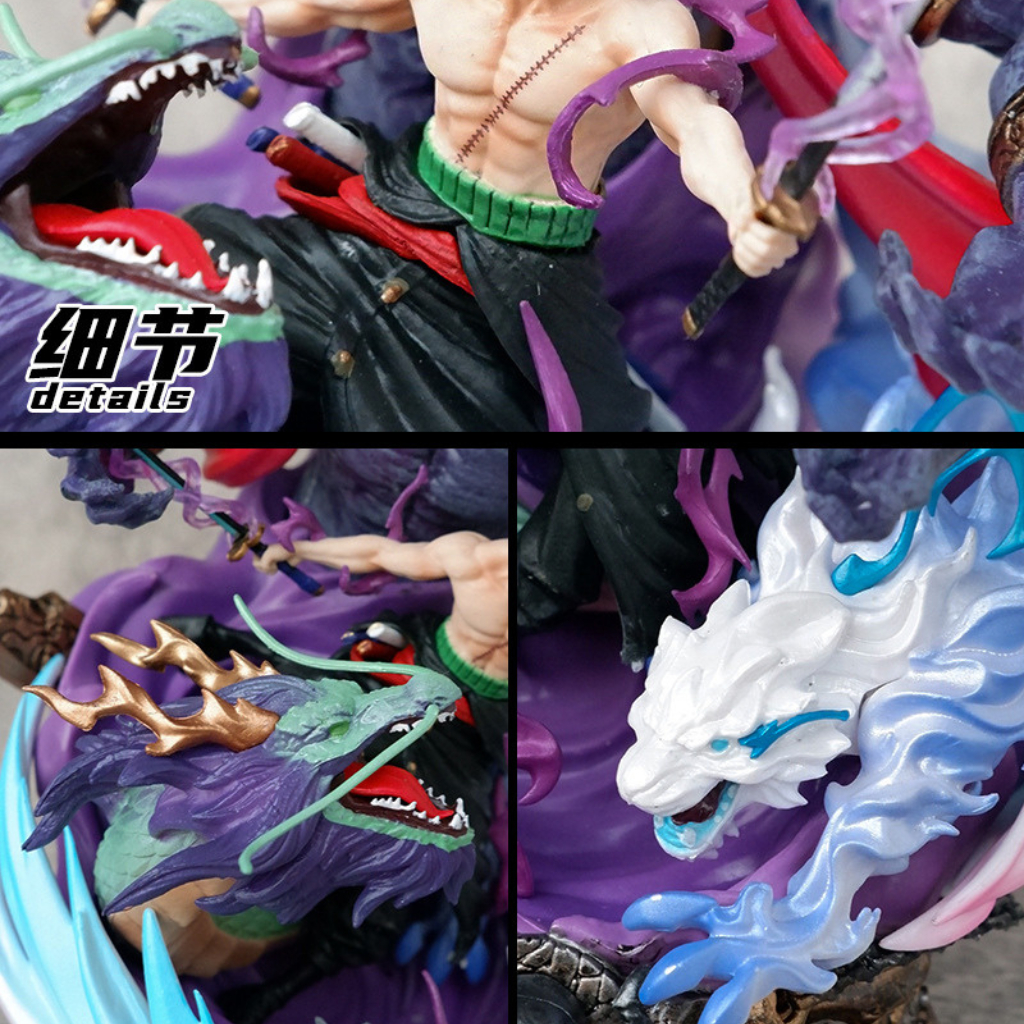 Mô hình One Piece Luffy Store Rozo vua địa ngục cao 21 cm, mô hình nhân vật anime vua hải tặc, figure trang trí decor