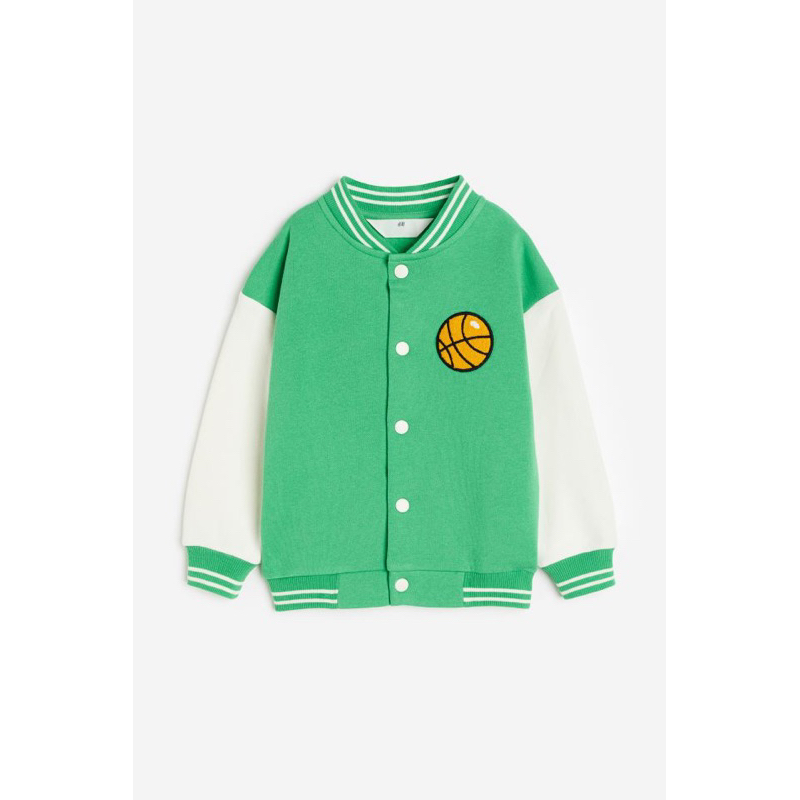 Áo khoác bóng chày bé lớn HM auth