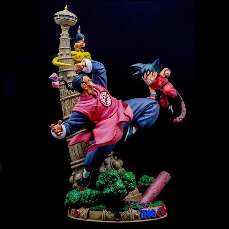 Mô hình songoku vs tàu pảy pảy hàng khủng